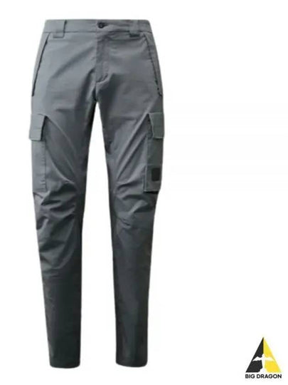 Stretch Sateen Ergonomic Cargo Straight Pants Grey - CP COMPANY - BALAAN 2