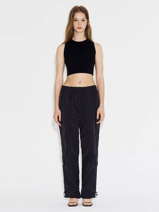 Unisex Color Mix Piping Pants WBlack - NUAKLE - BALAAN 2