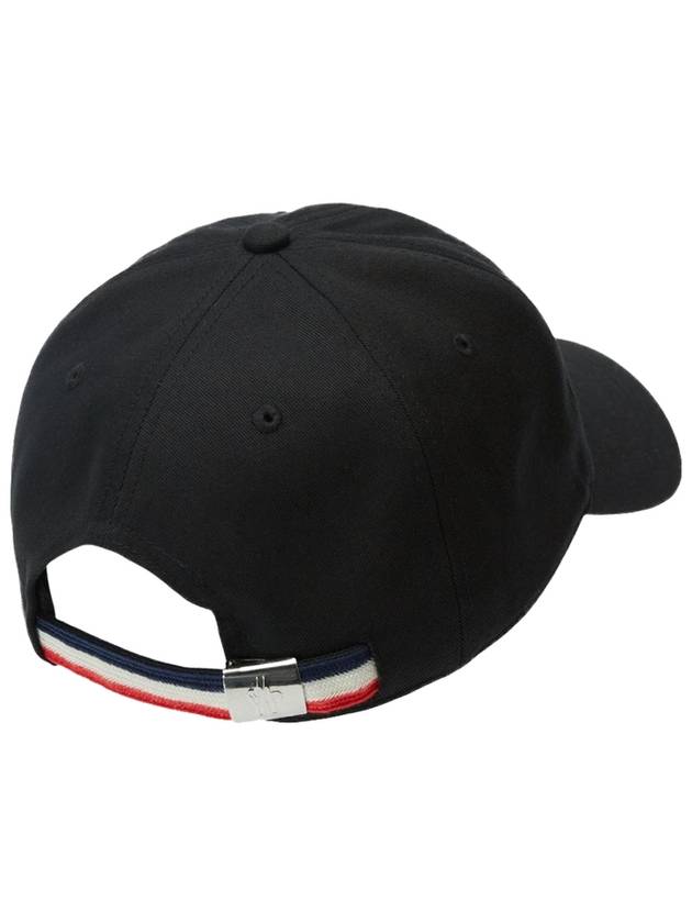 Gabardine Baseball Cap Black - MONCLER - BALAAN 4