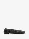 Quilted Leather Ballerinas Black - BURBERRY - BALAAN 2