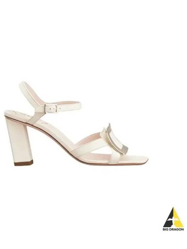 Roger Vivier Women s Metal Buckle Sandals White RVW6963515091T - ROGER VIVIER - BALAAN 1