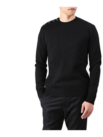 LHD707A LD750B 9000 shoulder point round neck knit - LES HOMMES - BALAAN 1