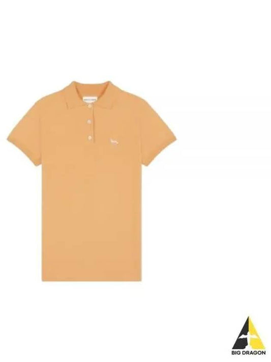 Baby Fox Patch Regular Polo Shirt Orange - MAISON KITSUNE - BALAAN 2