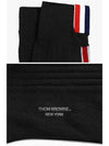 grosgrain trim trim socks black - THOM BROWNE - BALAAN.