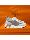 Women's Bouncing Sneakers Gray Mesh H Beige Twotone - HERMES - BALAAN 2