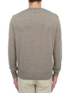 Embroided Logo Merino Wool Knit Top Grey - VIVIENNE WESTWOOD - BALAAN 4