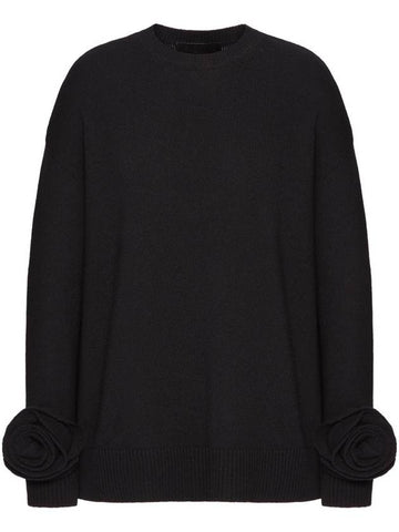 Valentino Garavani Sweaters Black - VALENTINO - BALAAN 1