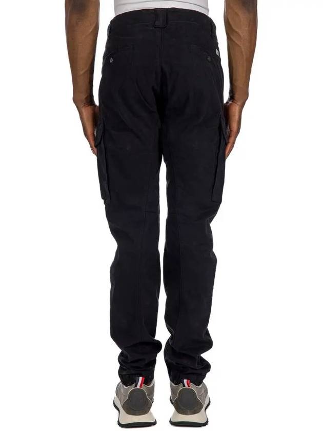 Stretch Sateen Ergonomic Lens Double Cargo Straight Pants Black - CP COMPANY - BALAAN 3