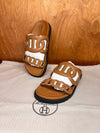 Extra Leather Sandals Brown - HERMES - BALAAN 3