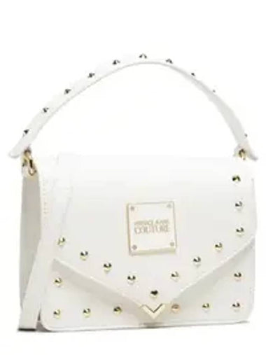 Studded Cross Bag White - VERSACE - BALAAN 1