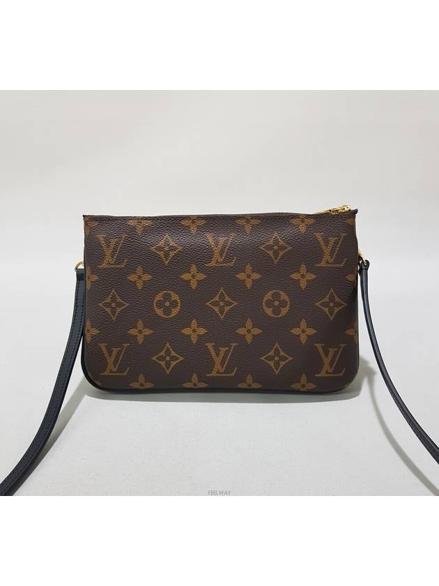 M69203 Monogram Canvas Double Zip Pochette Mini Cross Bag - LOUIS VUITTON - BALAAN 3