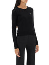 ORB Embroid Logo Knit Top Black - VIVIENNE WESTWOOD - BALAAN 3