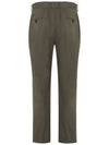 Cotton Tapered Two-Tuck Slacks Khaki - SOLEW - BALAAN 3