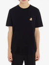 Speedy Fox Patch Comfort Short Sleeve T-Shirt Black - MAISON KITSUNE - BALAAN 5