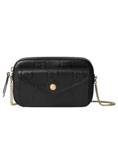 GG Super Mini Shoulder Bag Black - GUCCI - BALAAN 2