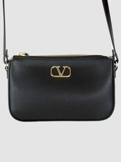 V Logo Signature Mini Shoulder Bag Black - VALENTINO - BALAAN 2