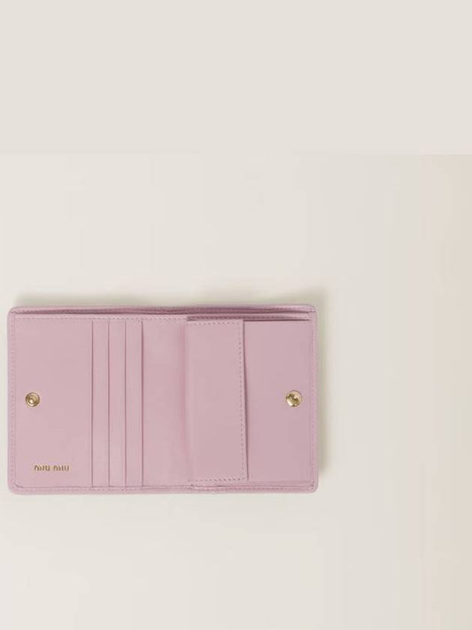 Materasse half wallet card pink women s - MIU MIU - BALAAN 2