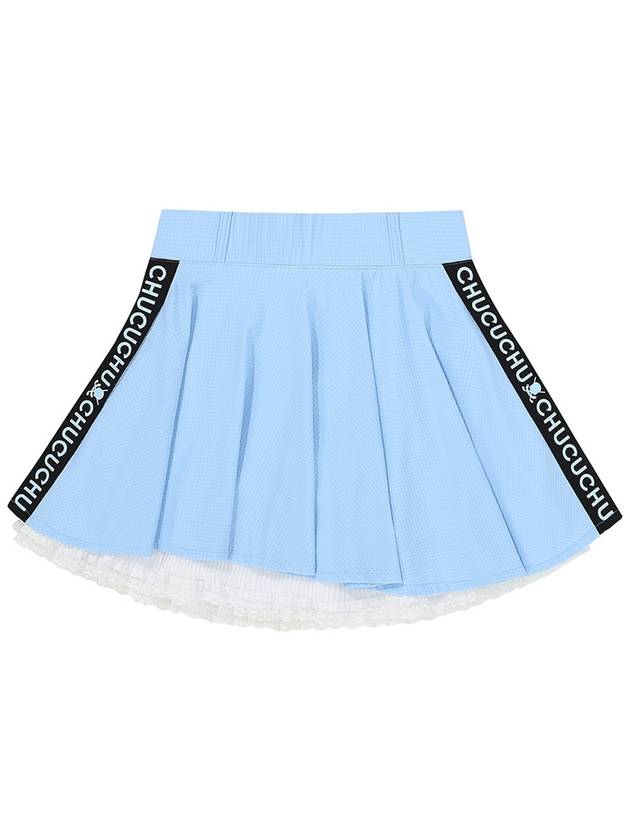 C23MSK007W Lace Point Skirt Sky blue - CHUCUCHU - BALAAN 1