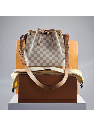 Noe BB Damier Azur Bucket Bag Shoulder N41220 - LOUIS VUITTON - BALAAN 1