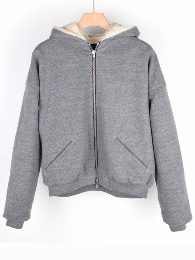 5TH Alpaca Hooded Zip Up Gray - FEAR OF GOD - BALAAN 1