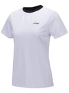 WOMEN SUQARE LIP CREW NECK SHORT T SHIRTWH - ANEWGOLF - BALAAN 3