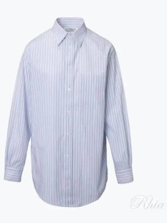 Women's Striped Shirt Blue - MAISON MARGIELA - BALAAN 2