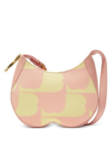 Small Chess Leather Shoulder Bag Pink - BURBERRY - BALAAN 1