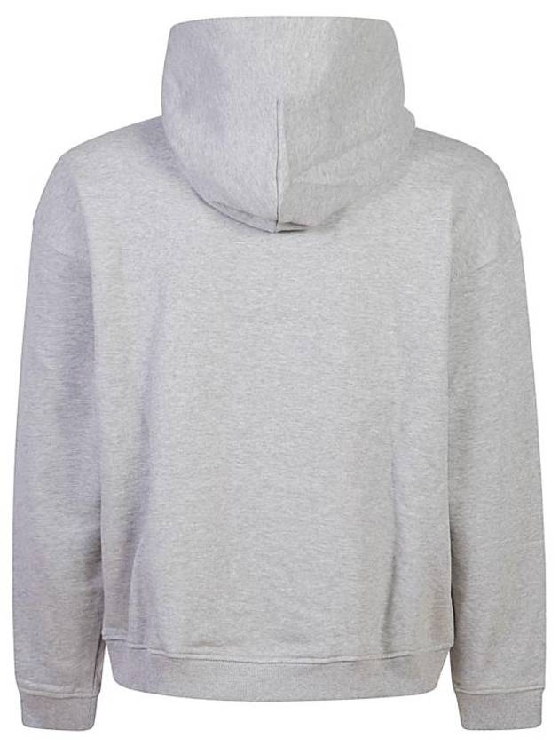 D Logo Patch Hoodie Grey - DIESEL - BALAAN 3