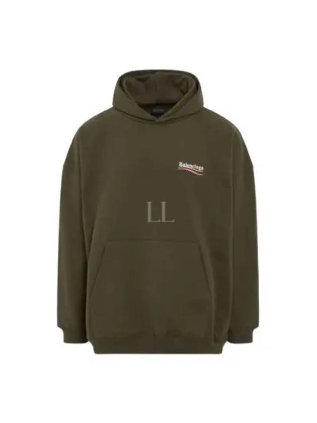 Political Campaign Large Fit Hoodie Green - BALENCIAGA - BALAAN 2