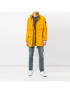 Membrana Wappen Zip-Up Jacket Yellow - STONE ISLAND - BALAAN 5