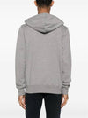 Zebra Logo Cotton Zip Up Hoodie Grey - PAUL SMITH - BALAAN 4