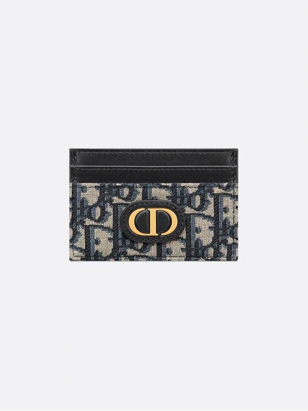 30 Montaine 5 Slot Oblique Jacquard Card Wallet Grey - DIOR - BALAAN 2