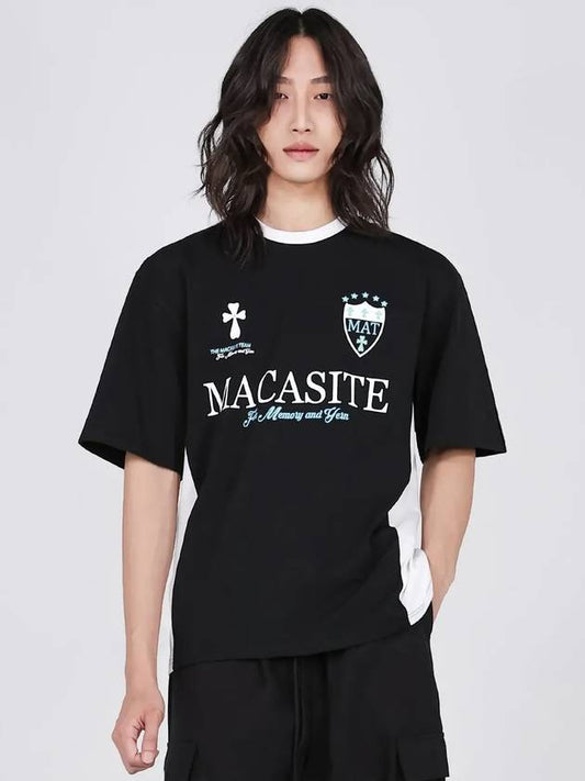 Football T Shirts Black - MACASITE - BALAAN 2