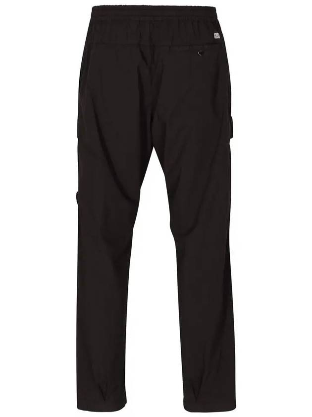 50 Fili Stretch Cargo Straight Pants Black - CP COMPANY - BALAAN 4