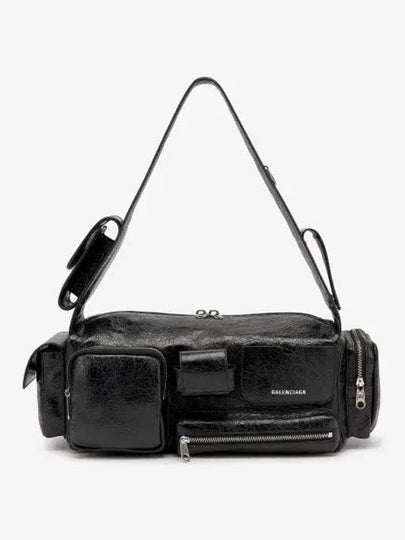 Superbage Small Sling Shoulder Bag Black - BALENCIAGA - BALAAN 2