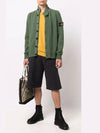 Wappen Button Cardigan Green - STONE ISLAND - BALAAN 5