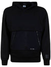 Logo Patch Hoodie Black - CP COMPANY - BALAAN 4