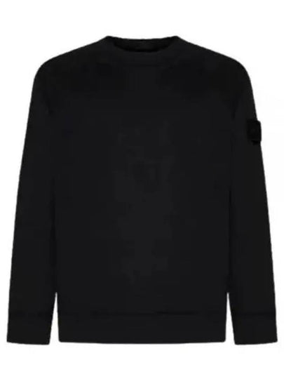 Compass Badge Sweatshirt Black - STONE ISLAND - BALAAN 2