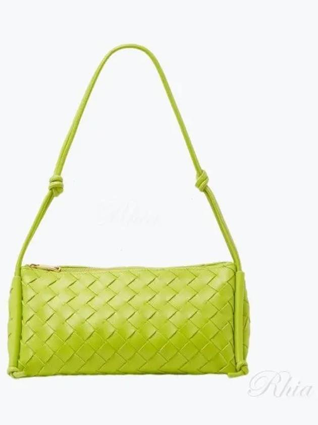 Intrecciato Shoulder Bag Kiwi - BOTTEGA VENETA - BALAAN 2