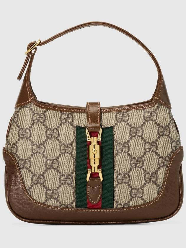 GG Supreme Mini Jackie 1961 Cross Bag Brown Beige - GUCCI - BALAAN 2