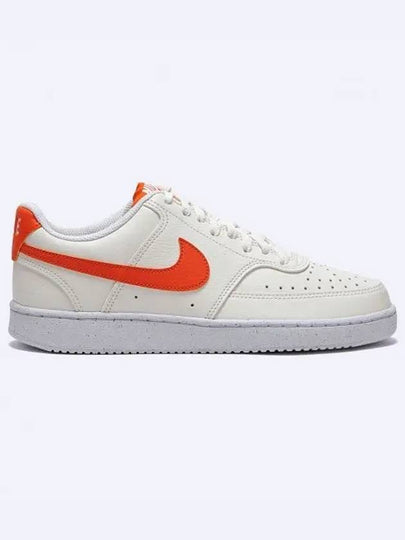 Court Vision Low Top Sneakers Orange White - NIKE - BALAAN 2