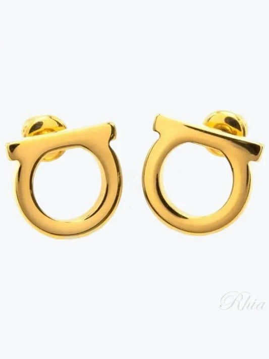 Gancini Earrings Gold - SALVATORE FERRAGAMO - BALAAN 2