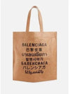 Logo Language Tote Bag Beige - BALENCIAGA - BALAAN 2