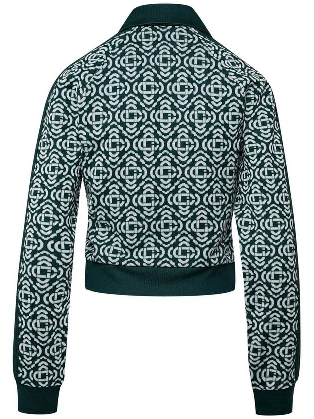 Casablanca Green Cotton Blend Sweatshirt - CASABLANCA - BALAAN 3