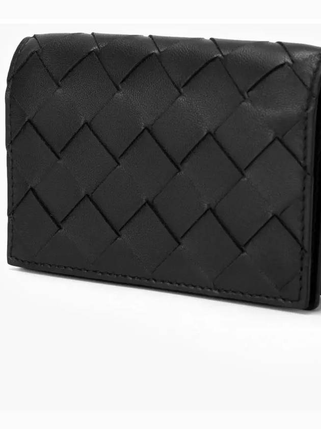 Intrecciato Card Wallet Black - BOTTEGA VENETA - BALAAN 4