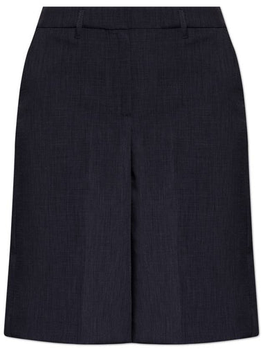 HERSKIND Pleated Bermuda Shorts 'Maxime', Women's, Grey - BIRGITTE HERSKIND - BALAAN 1