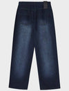 Contrast Indigo Denim Wide Pants Indigo - NOIRER FOR WOMEN - BALAAN 10