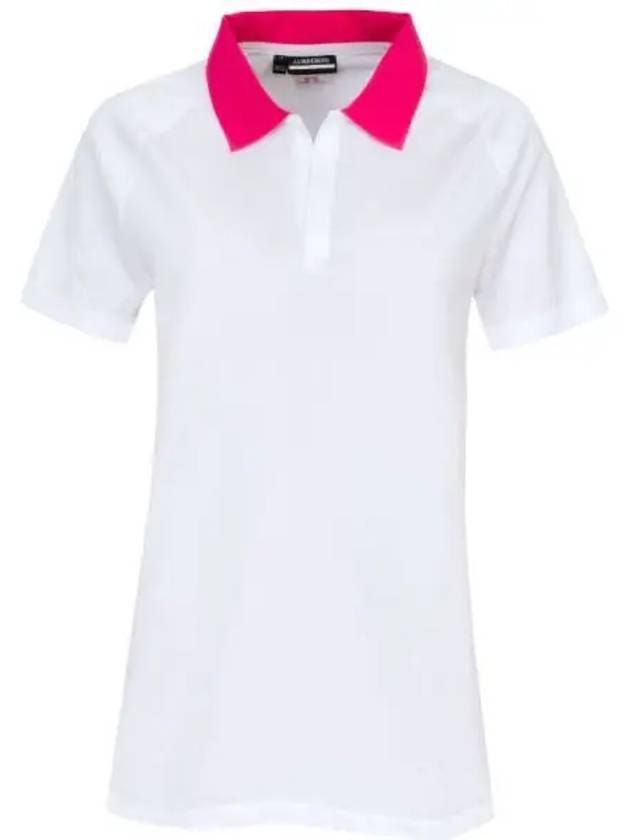 Baily Seamless Short Sleeve Polo Shirt White - J.LINDEBERG - BALAAN 2