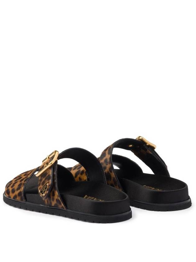 Printed leather slide 1XX715 XRY F0151 - PRADA - BALAAN 4