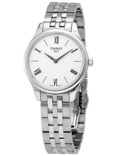 Tissot Tradition 5.5 Quartz Silver Dial Ladies Watch T063.209.11.038.00 - TISSOT - BALAAN 1